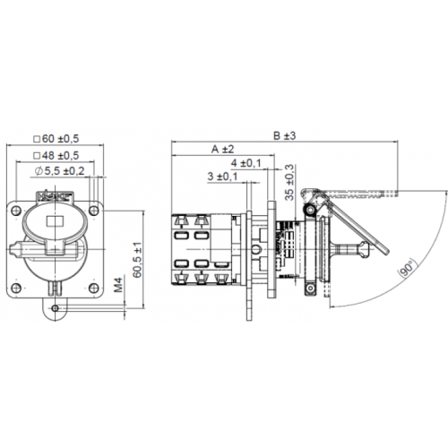 HST-SU1-22 00002 Klúčom ovládaný spínač